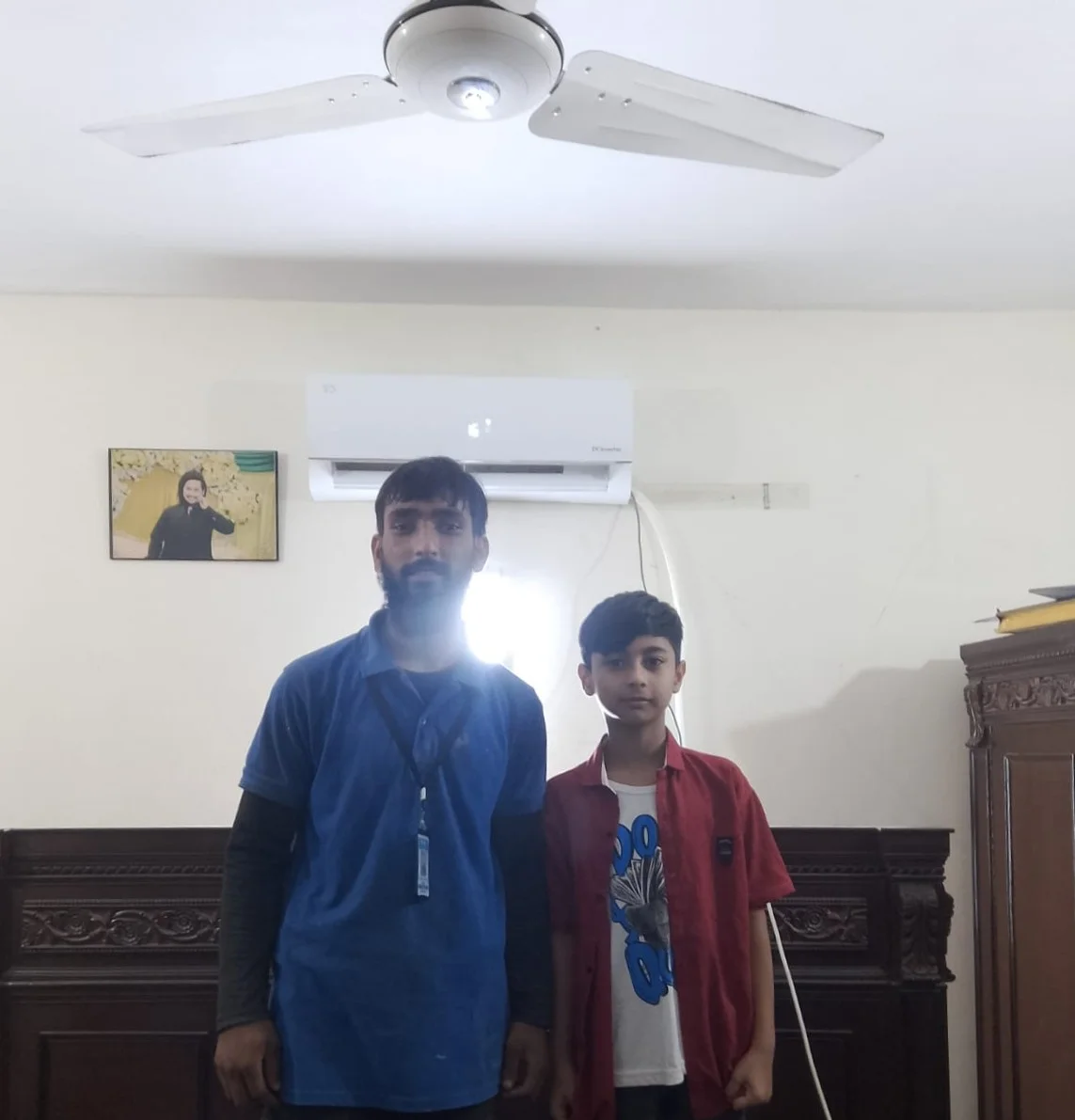 Cool Care team with satisfied client