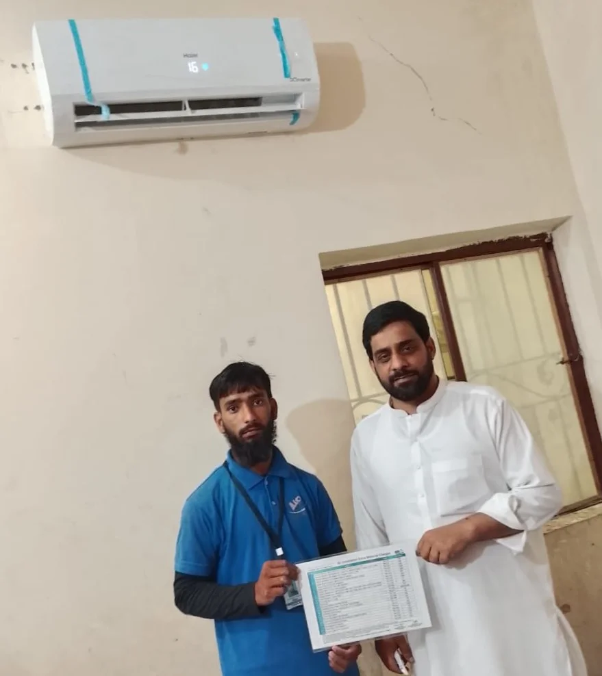 Professional electrical work in progress
