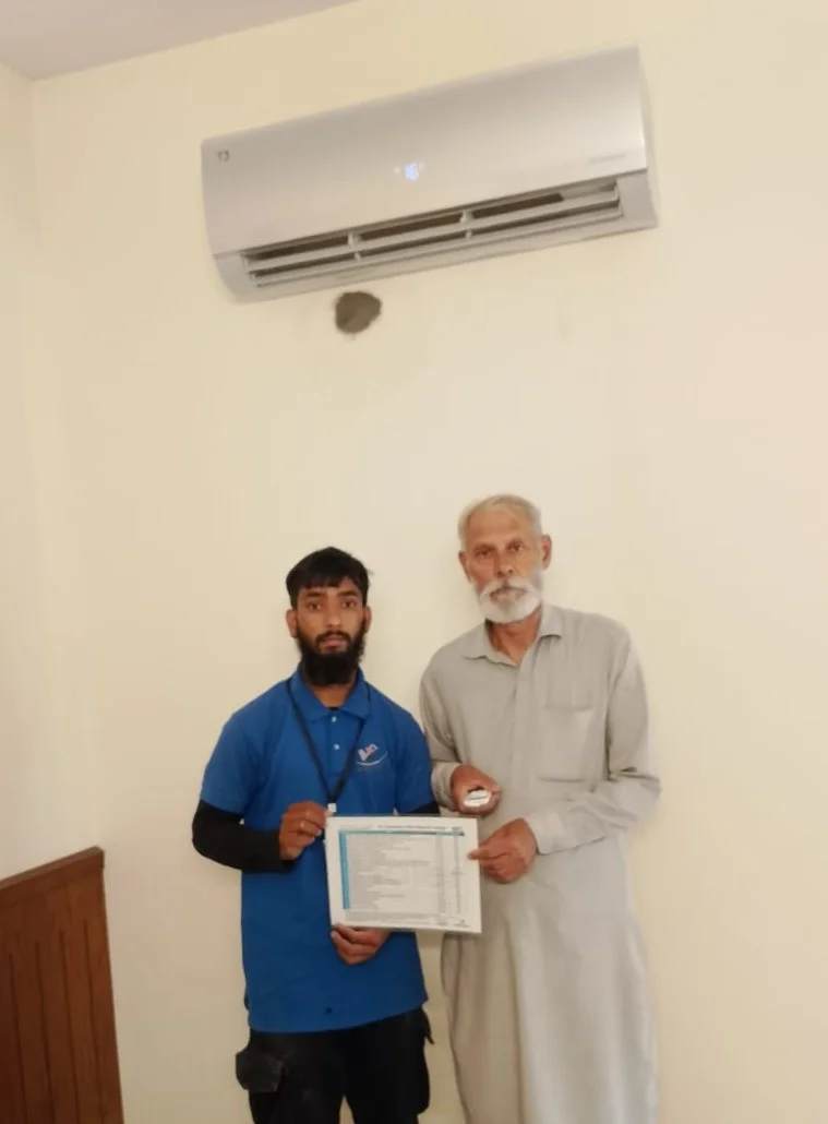 Cool Care team at work in Rawalpindi